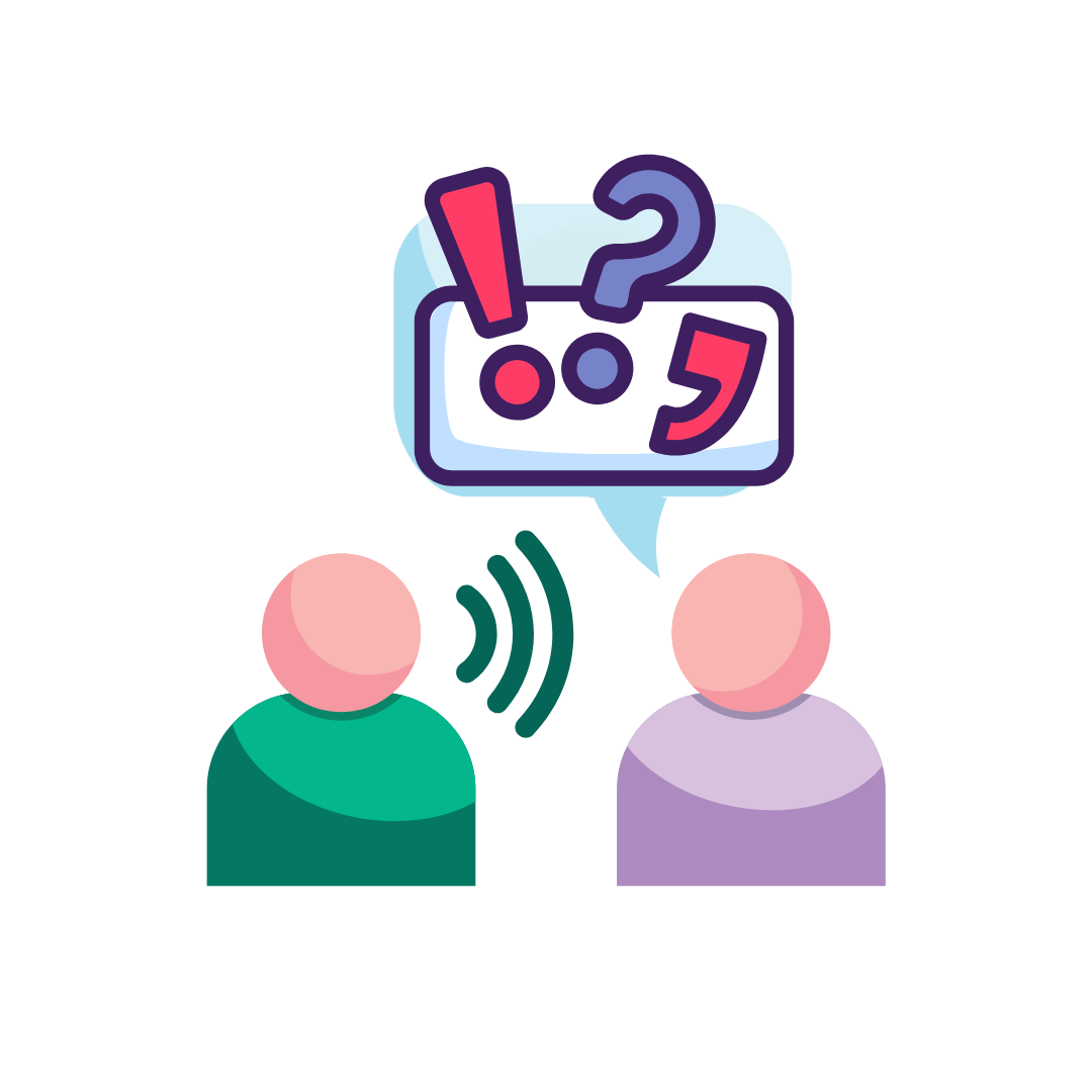 Ikon berbual ringkas